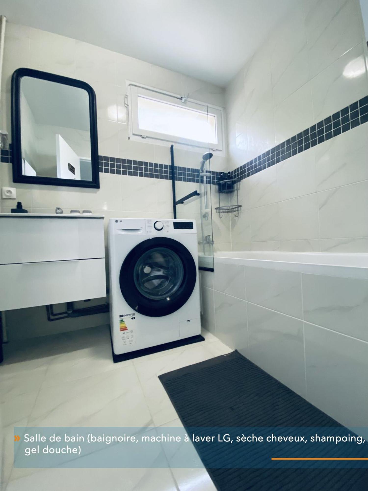 Appartement Parisien Neuf, Moderne Avec Une Grande Salon, 2 Chambres, 4 Lits, Parking Gratuit, 15Min De Paris Et 13 Min Aeroport Orly Витри сюр Сен Екстериор снимка