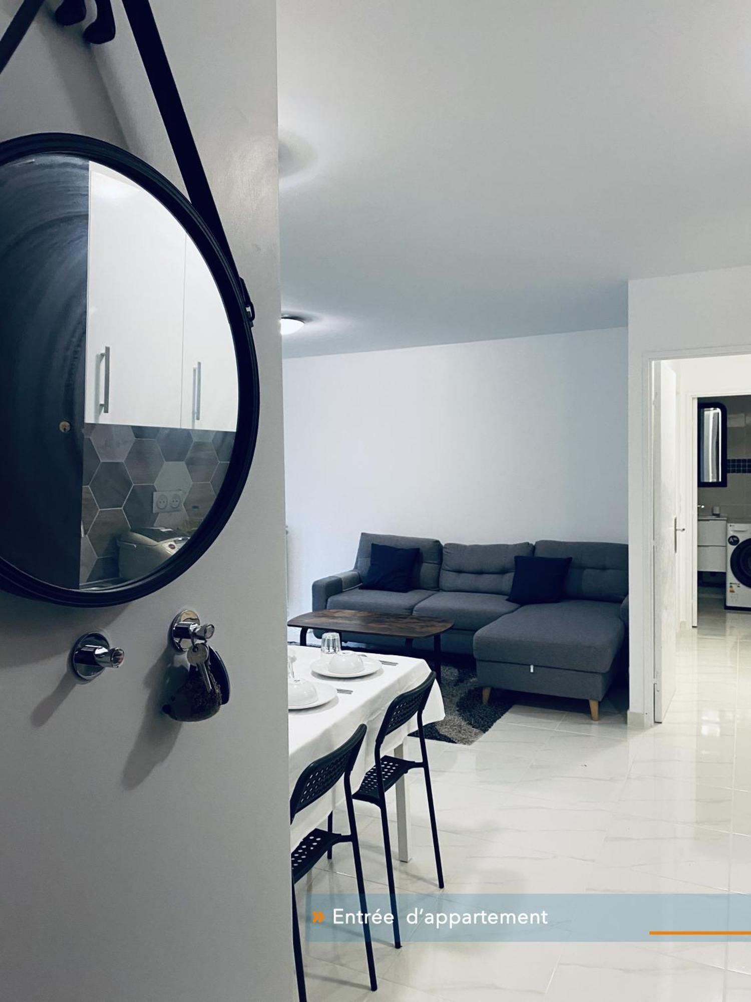 Appartement Parisien Neuf, Moderne Avec Une Grande Salon, 2 Chambres, 4 Lits, Parking Gratuit, 15Min De Paris Et 13 Min Aeroport Orly Витри сюр Сен Екстериор снимка
